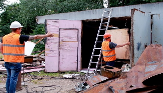 Демонтаж гаражей в Заволжье, цена от 1760 руб. – услуги под ключ от 2Землекопа-Звл
