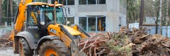 Расчистка участка в Заволжье